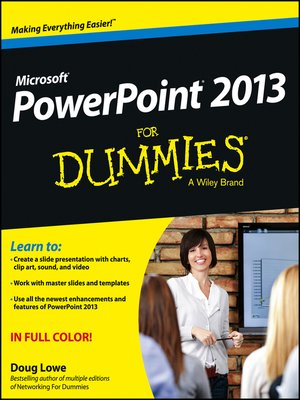 cover image of PowerPoint 2013 For Dummies
